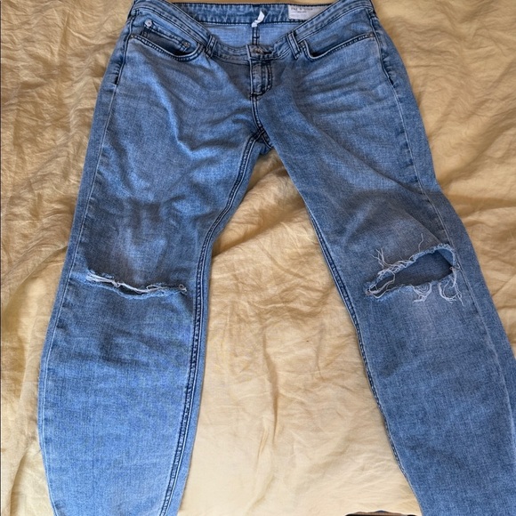 rag & bone DRE Low Rise Slim Boyfriend Jeans Light Wash 29 - Picture 2 of 8